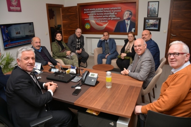 Eşkinat, Esnaf ve Sanatkarlar Kooperatifi ile bir araya geldi