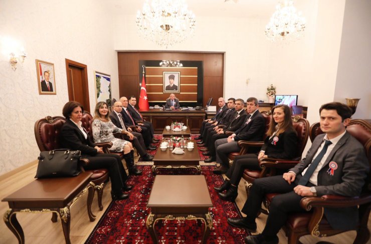 Ahmet Çelik, 30. Vergi Haftası kapsamında Vali Ahmet Hamdi Nayir'i ziyaret etti