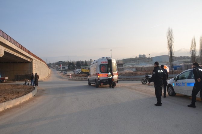 Bilecik- Yenişehir yolu üzerind trafik kazası; 1 yaralı