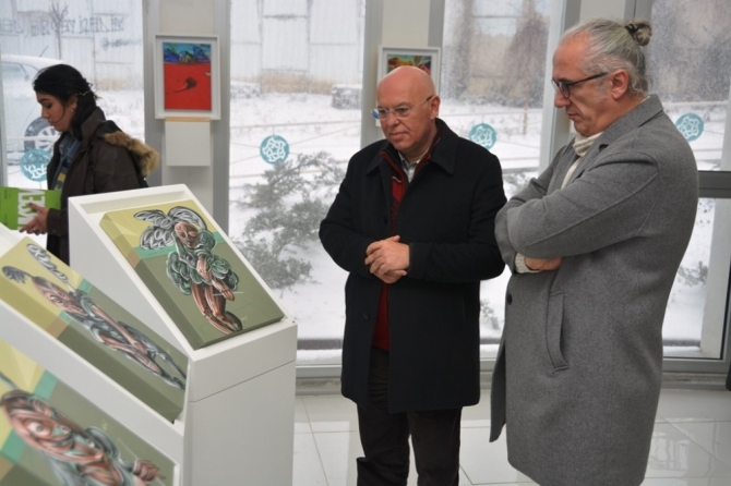 “Doğaboşluksevmez” sergisi açıldı