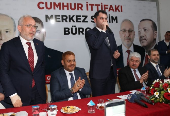 Bakan Kurum: “Şehirlerimizin 2053’ü 2071’i için Cumhur İttifakı’nı hep birlikte sürdüreceğiz”