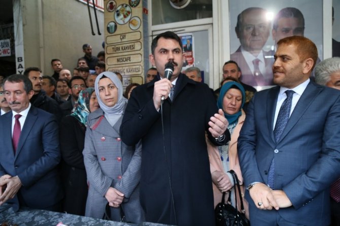 Bakan Kurum: “Şehirlerimizin 2053’ü 2071’i için Cumhur İttifakı’nı hep birlikte sürdüreceğiz”