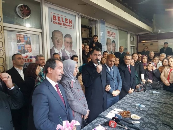 Bakan Kurum: “Şehirlerimizin 2053’ü 2071’i için Cumhur İttifakı’nı hep birlikte sürdüreceğiz”
