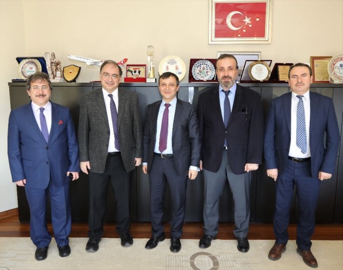 Prof. Dr. Rahmi Kılıç, ERÜ Rektörü Çalış’ı Ziyaret Etti