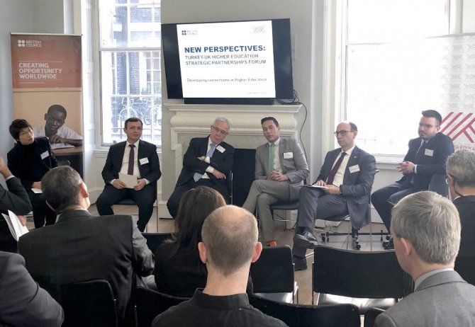 "Türkiye-Birleşik Krallık Yüksek Öğretim Stratejik Ortaklıklar Forumu" Londra'da düzenlendi.