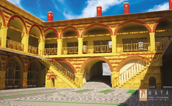 Babaş, Kasaplar Hali ve Aşirefendi Hanı cephe iyileştirme projelerini anlattı