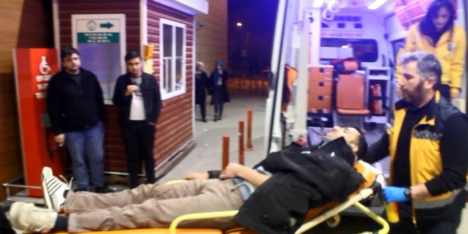 Bursa'nın İnegöl ilçesinde Motosiklet sürücüsü ölümden döndü