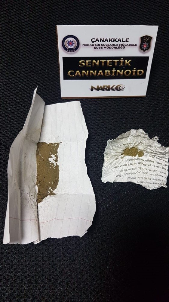 Çanakkale'de yapılan uyuşturucu operasyonda yakalanan bir kişi tutuklandı.