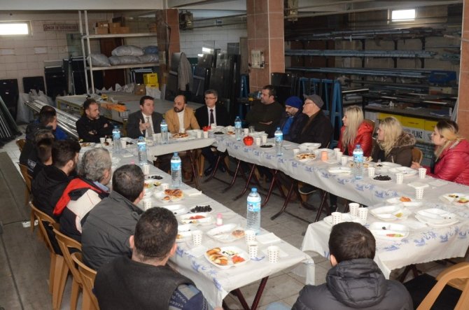 Başkan Fatih Bakıcı esnaf buluşmalarına devam ediyor