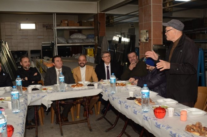 Başkan Fatih Bakıcı esnaf buluşmalarına devam ediyor