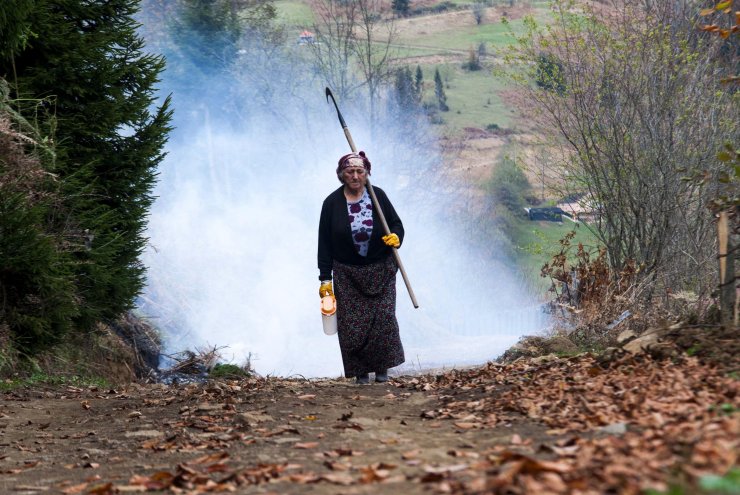 Karadenizli kadınlar, her mevsim çalışkan ve güçlü