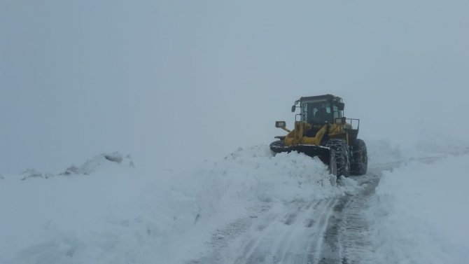 Hakkari-Şırnak karayolu, düşen çığın temizlenmesiyle yeniden ulaşıma açıldı.