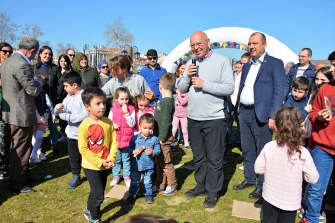 Süleymanpaşalı çocuklarının bahar keyfi