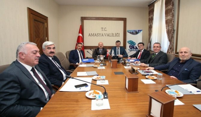 Orta Karadeniz Kalkınma Ajansı (OKA) Yönetim Kurulu Mart ayı toplantısı Amasya'da yapıldı.