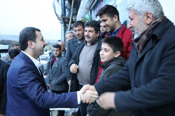 AK Parti Karaköprü İlçe Belediye Başkan Adayı Baydilli seçim çalışmalarını sürdürüyor