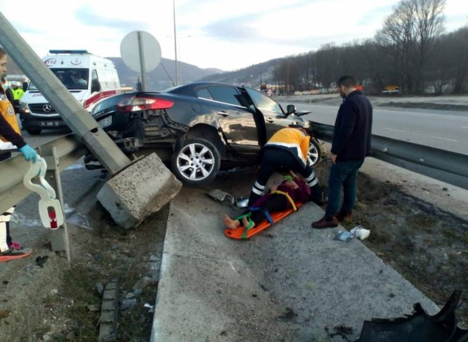 Samsun'da meydana gelen trafik kazasında 6 kişi yaralandı.