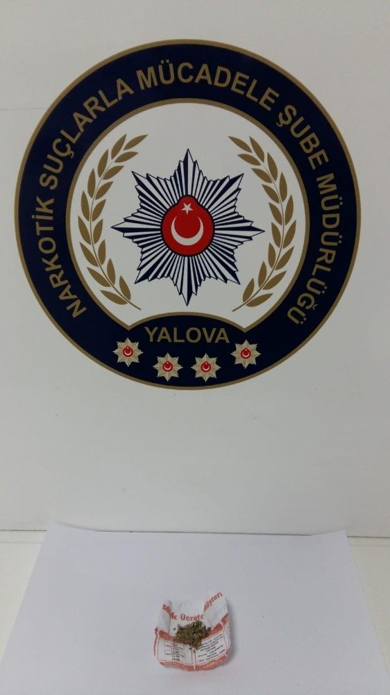 Yalova’da uyuşturucu operasyonu "156 adet ecstasy hap ele geçirdi."