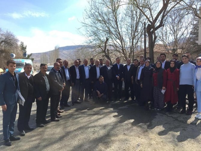 Mustafa Kırteke Akçadağ ilçesine bağlı Esenbey Polat Uşağı Mahallesini ziyaret etti