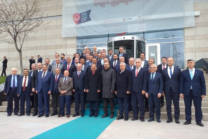 Dört ayda bir gerçekleştirilen Ankara Odalar ve Borsalar Müşterek Toplantısı'nı gerçekleştirdi.