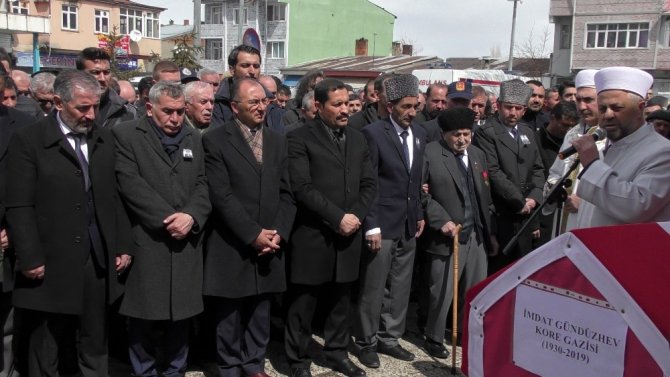 Ardahan'da hayatını kaybeden Kore gazisi son yolculuğuna uğurlandı