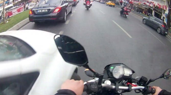 (Özel) İstanbul’da feci motosiklet kazası