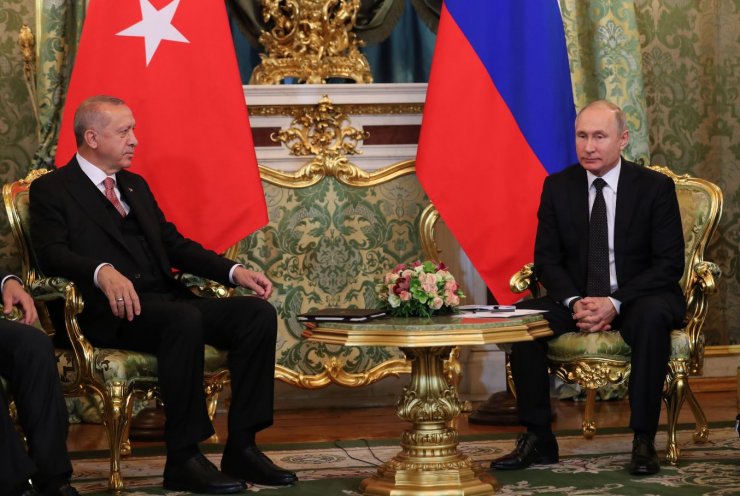 Cumhurbaşkanı Erdoğan, Putin ile bir araya geldi