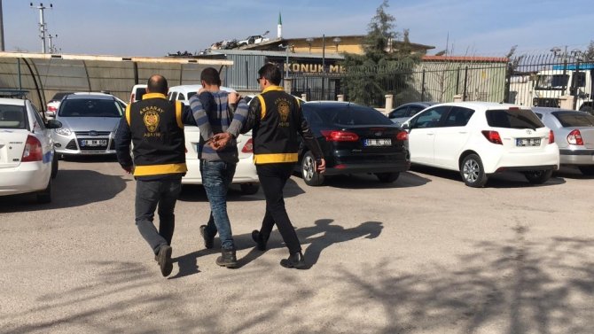 Suçüstü yakalanan hırsız tutuklandı