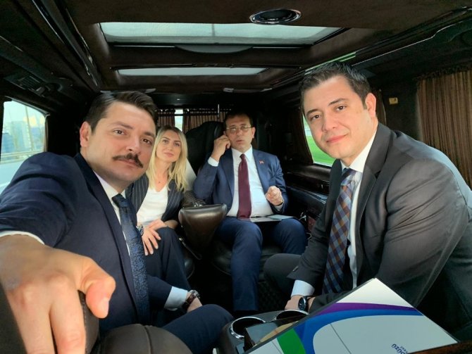 Ekrem İmamoğlu’nun İl Seçim Kurulu’na giderken fotoğrafları