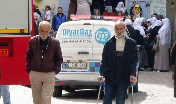 Diyarbakır’ın Bağlar ilçeisnde korkutan yangın