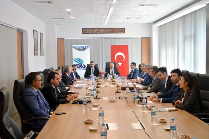 Orta Karadeniz Kalkınma Ajansı (OKA) Nisan ayı yönetim kurulu toplantısı Çorum'da yapıldı.