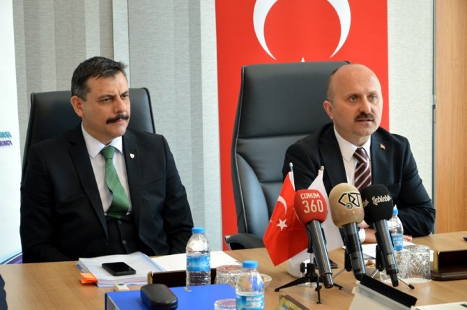 Orta Karadeniz Kalkınma Ajansı (OKA) Nisan ayı yönetim kurulu toplantısı Çorum'da yapıldı.