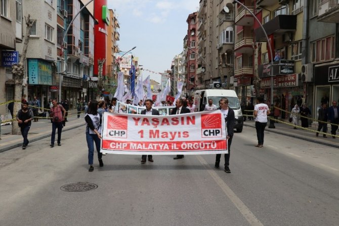 CHP Malatya İl Teşkilatı'ndan 1 Mayıs kutlaması