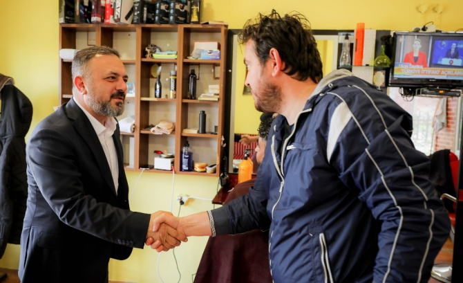 Başkan Ercan, Törekent esnafı ile buluştu