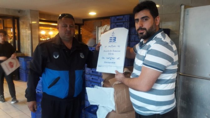 Balıkesir'in Edremit Belediyesi tarafından fırınlara Ramazan denetimi