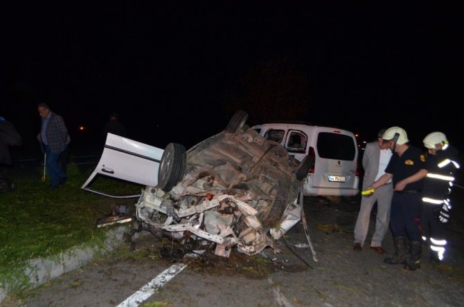 Kozluk karayolunda meydana gelen trafik kazasında 1 kişi öldü, 10 kişi yaralandı.