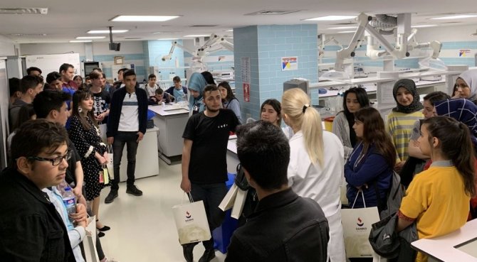 Gaziantep Türk Telekom Mesleki ve Teknik Anadolu Lisesi öğrencileri, SANKO Üniversitesine ziyaret