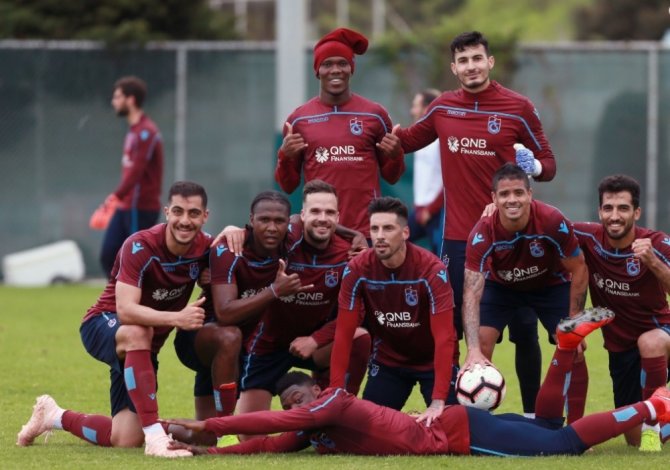 Trabzonspor, Atiker Konyaspor maçı hazırlıklarını sürdürdü 09 Mayıs 2019