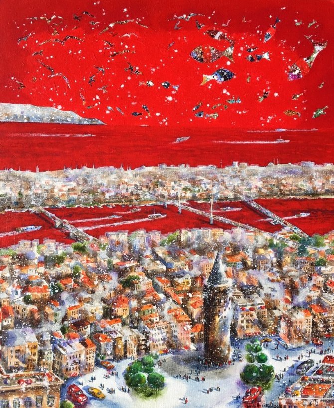 Sanatçı Gaffur Uzuner'den SANKO Sanat Galerisinde sergi