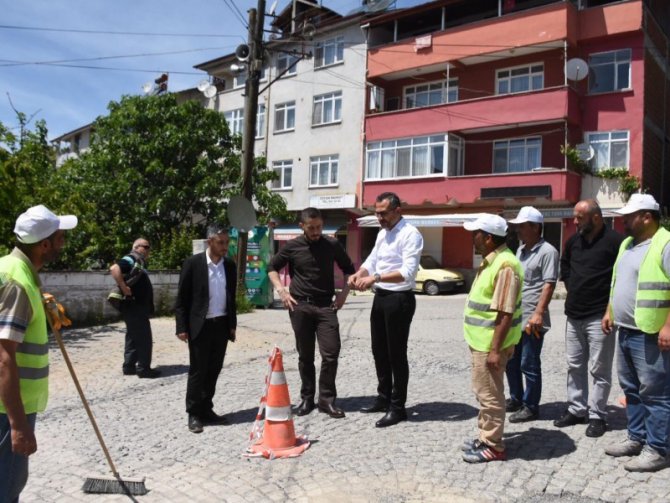 Düzce Belediye Başkan Yardımcısı Celal Kasapoğlu sahaya indi