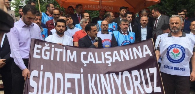 "Eğitimciye saldırı toplumun geleceğine yapılmış bir saldırıdır"