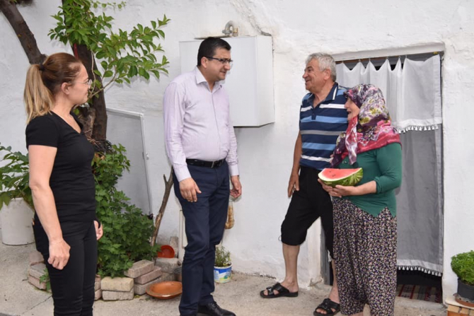 Çan Belediye Başkanı Öz, Halk ile Birlikte Çalışıyor