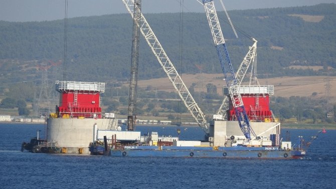 1915 Çanakkale Boğaz Köprüsündeki son durum 23 Ağustos 2019