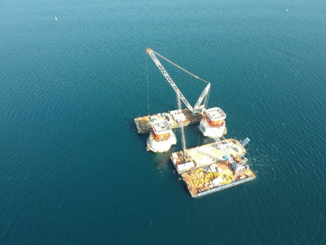 1915 Çanakkale Boğaz Köprüsündeki son durum 23 Ağustos 2019