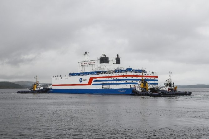 Akademik Lomonosov, Murmansk’tan Pevek’e doğru yola çıktı