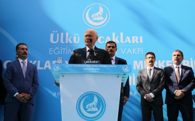 "Ülkü Ocakları aklın, ahlakın, adanmışlığın, anıt gibi yükselen millet ve vatan sevdasının kaynağıdır"