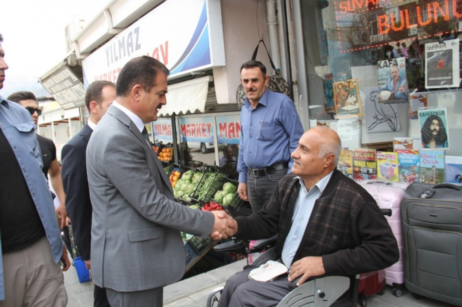 Vali Akbıyık’tan Kaymakam Güven’e ziyaret