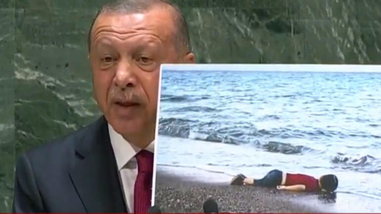 Cumhurbaşkanı Erdoğan, BM kürsüsünde açıklamalarda bulunuyor