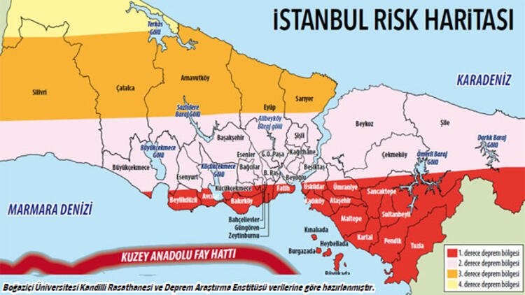 Deprem bir daha olacak mı? Büyük İstanbul depremi olacak mı? İstanbul deprem haritası 