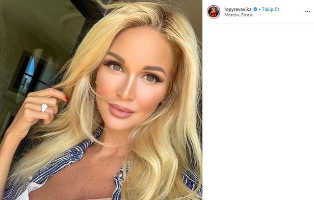 Rus güzel Victoria Lopyreva'dan Galataray'a destek mesajı