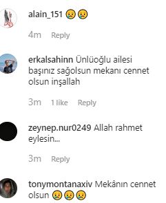 Hayatını kaybeden Tarık Ünlüoğlu'na sevenlerinden başsağlığı mesajı